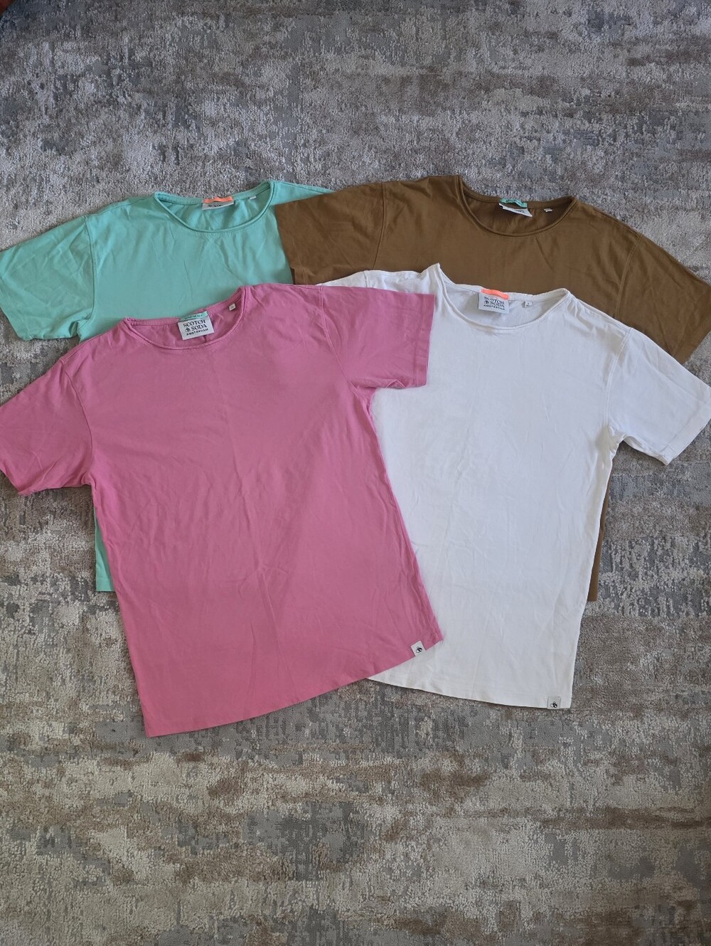 Scotch & Soda Mens T-shirt BUNDLE OF 4 Size Medium